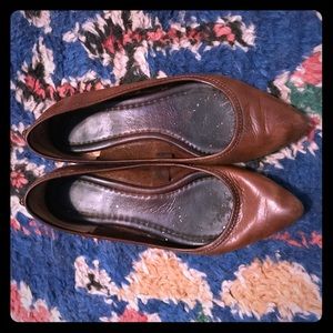 Frye leather flats